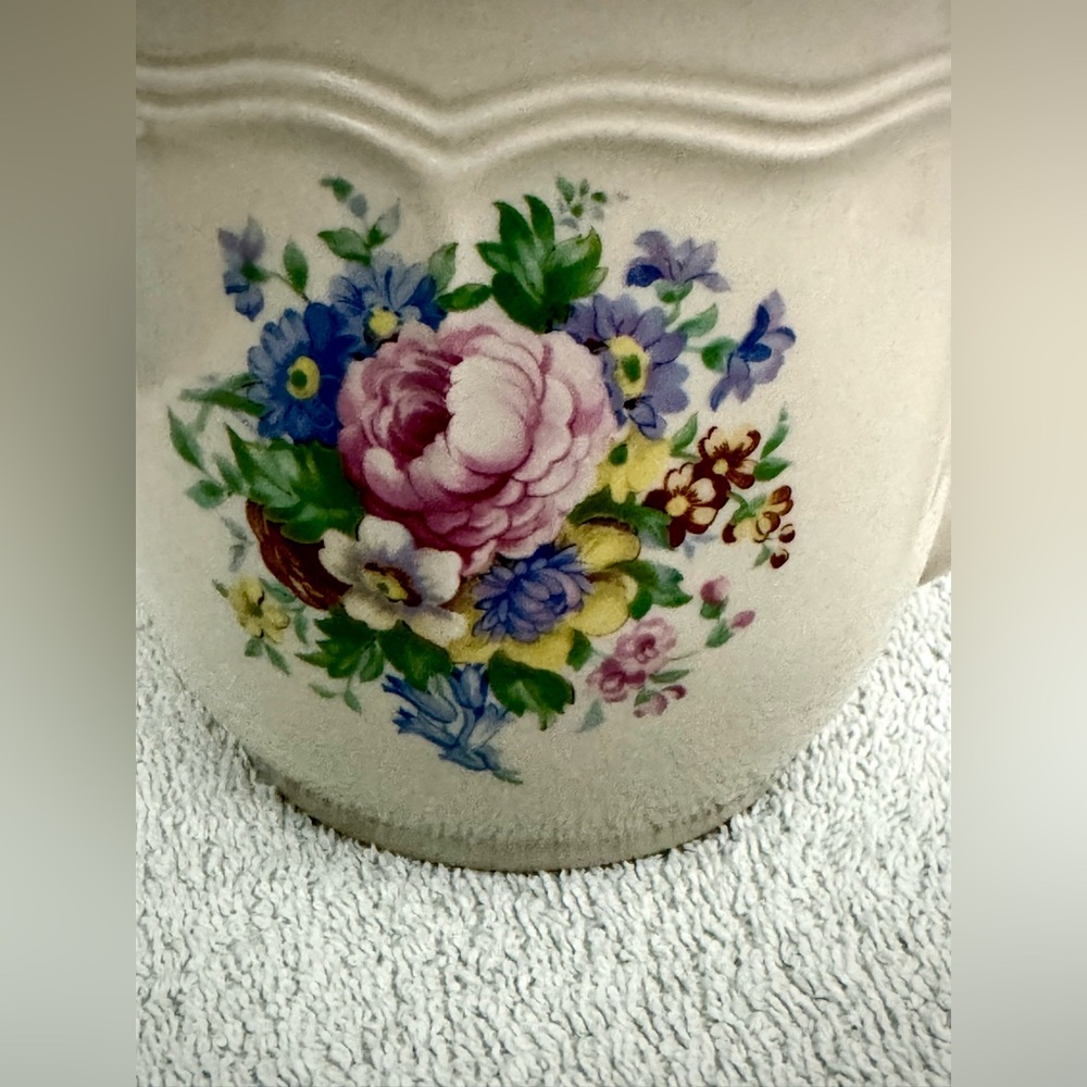 Ceramic Floral Teapot & Creamer Set - Picture 4 of 16